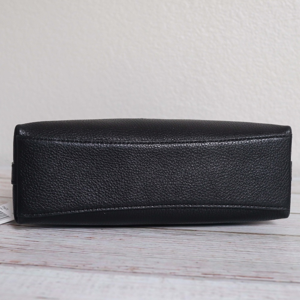 NWT Coach Leather Dome Crossbody in Black - Picture 6 of 8